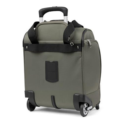 Travelpro Luggage Maxlite 5 Softside Lightweight Rolling Underseat Compact Carry on Upright 2 Wheel Bag, 15-Inch — Slate Green - color: Slate Green
