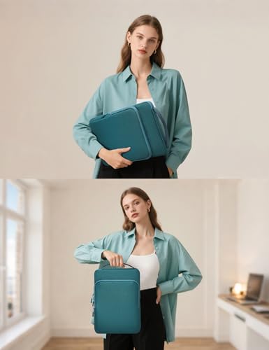 HYZUO 13 Inch Laptop Bag Sleeve Case for MacBook Air 13 M5 M4 M3 M2 M1 A3449 2026-2018, 13" MacBook Neo 2026 A3404, MacBook Pro 13 M2 M1 2026-2016, iPad Pro/Air 13, Surface Pro, XPS 13, Dark Green - color: Dark Green, size: 13 Inch