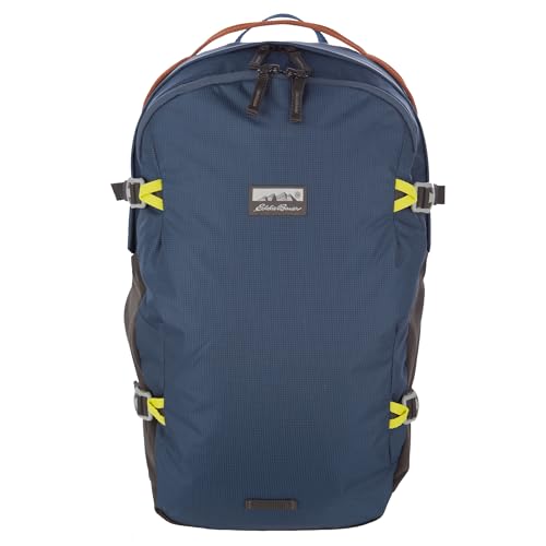 Eddie Bauer 28L Nomad Daypack, Hydration and Laptop Compatible, Sienna - color: Dusted Indigo, size: 28L