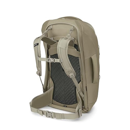 Osprey Fairview 70L Women's Travel Backpack - Large Adjustable Travel Bag with Detachable Daypack, Sawdust-Olive Tan - color: Sawdust Olive Tan, style: 70l