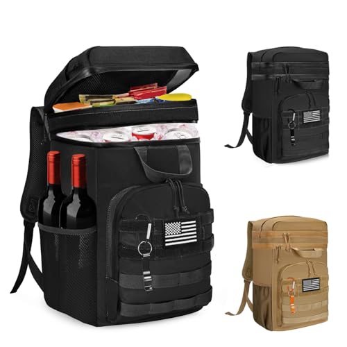 WOTOW Backpack Cooler 45 Cans - Tactical Insulated Soft Cooler Bag - Large Capacity Leakproof Back Pack, for Women Men, Cooler Backpack Camping Hiking Picnics Beac