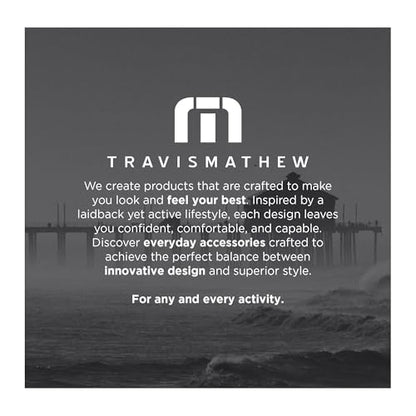 TravisMathew Duration Backpack with Laptop Sleeve, Water-Resistant Bag for Work, Travel & Hiking, Graphite Heather - color: Graphite Heather