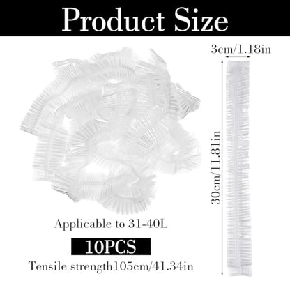 Amaxiu 10 Pcs Backpack Rain Cover, Disposable Waterproof Lightweight Backpack Cover Elastic Covers Protector Disposable Rain Covers for Backpacks Outdoor Camping Travel Hiking Cycling Emergency
