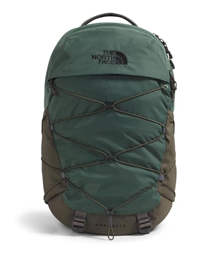 The North Face Borealis Commuter Laptop Backpack - Water Repellent, Laptop Sleeve, Large Main Compartment, Duck Green/New Taupe Green, One Size - color: Duck Green/New Taupe Green