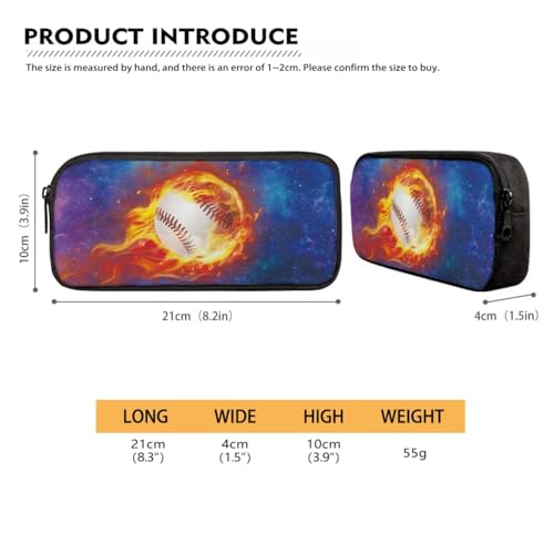 Baseball Flame Starlight Backpacks Schoolbag for Children Reusable Hiking Rucksack Casual Daypack Pencil Bag Lunch Box Bottle Pouch for Daily Use, Set of 4 - color: Baseball Flame Starlight