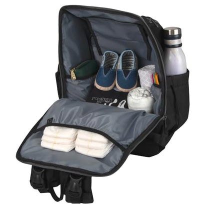 Fisher-Price Fastfinder 3 Piece Set Diaper Bag Backpack for Moms & Dads with Changing Pad and Wipes Pocket