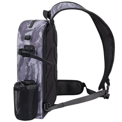 THKFISH IPX8 Waterproof Fishing Backpack with Rod Holder, Lightweight Fishing Sling Bag, Move Freely Fish Gifts for Men - color: Camo-sling Bag
