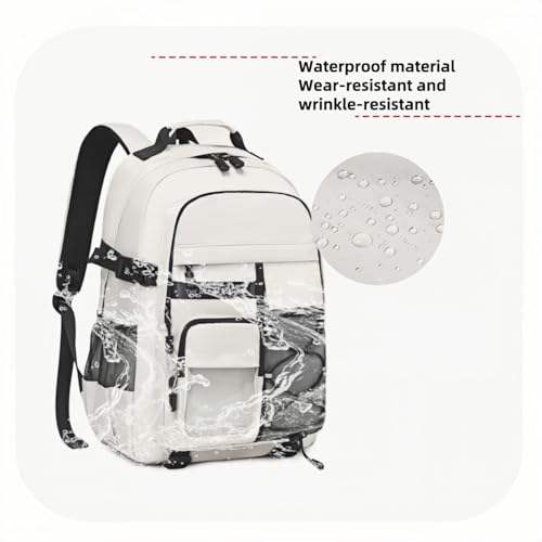 Laptop Backpack Boys Teen Bookbag Kids Middle Schoolbag Women Men 18in(Grey) - color: 4-grey