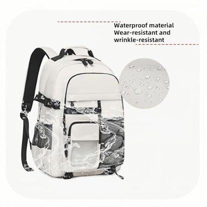 Laptop Backpack Boys Teen Bookbag Kids Middle Schoolbag Women Men 18in(Grey) - color: 4-grey
