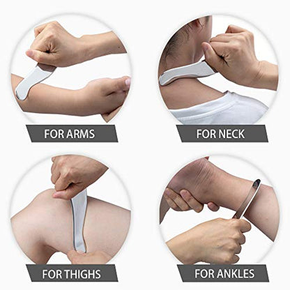 Gua Sha Tools, Stainless Steel Scraping Massage Tool, IASTM Tools, Myofascial Scraping Tools to Physical Therapy, Scar Tissue and Soft Tissue (A)