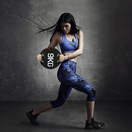Professional 3KG-10KG Double Handle Grip Medicine Ball - for Weights Training MMA Boxing Exercise Fitness (J 7KG) - size: 7KG
