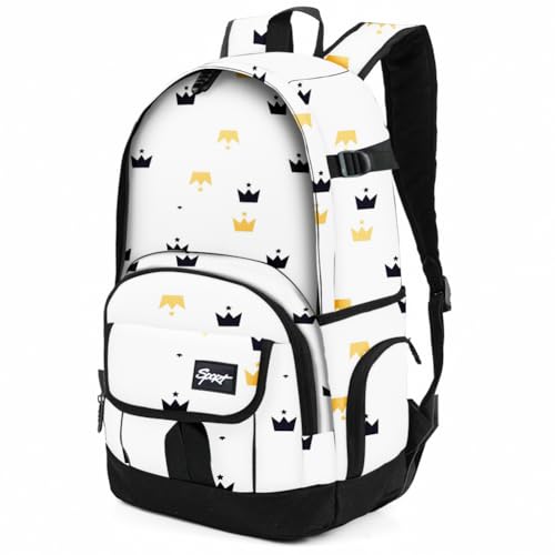 rickyh style School Backpack Travel Bag for Men & Women Lightweight College Back Pack with Laptop Compartmen - color: 04hbg