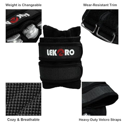 Ankle Weights Wrist Weights for Men Women, 1 Pair Adjustable Removable Steel Weighted Plates Arm Leg Weights for Walking Running Pilates, Fitness Weights - color: Adjustable Wrist Weights 6.6 LBS