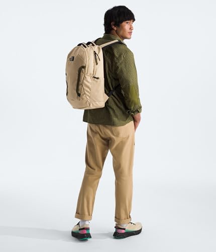 The North Face Vault Everyday Laptop Backpack - Commuter Travel Bag, Water-Repellent Finish, Spacious Compartment, Khaki Stone/TNF Black, One Size - color: Khaki Stone/Tnf Black