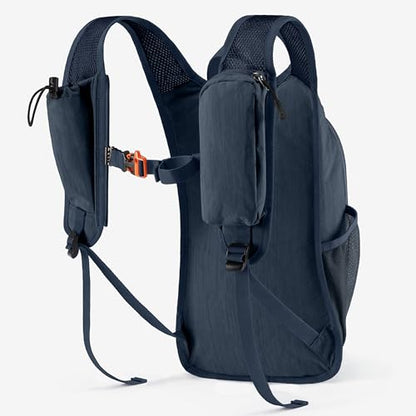 Uselike 10L Small Hiking Backpack Travel Daypack Lightweight Packable Back Pack for Women Men(Dark Navy) - color: Dark Navy