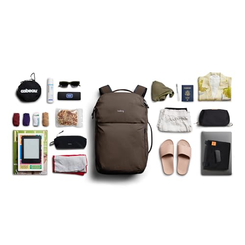 Bellroy Lite Travel Pack 30L (carry-on backpack, travel backpack for international travelers, with laptop pocket, interior packing cells and tuck-away shoulder straps) - RiverRock - color: Riverrock