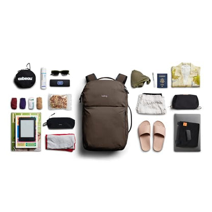 Bellroy Lite Travel Pack 30L (carry-on backpack, travel backpack for international travelers, with laptop pocket, interior packing cells and tuck-away shoulder straps) - RiverRock - color: Riverrock