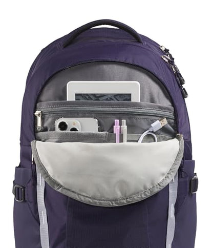 The North Face Women's Recon Everyday Laptop Backpack - Commuter Travel Bag, 18" Laptop Sleeve, Water-Repellent, Eternal Purple/Blue Flax, One Size - color: Eternal Purple/Blue Flax