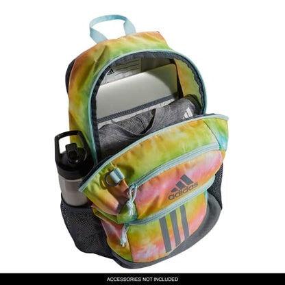 adidas Young BTS Creator 2 Backpack DISCONTINUED - color: Stone Wash Rainbow/Grey/Almost Blue