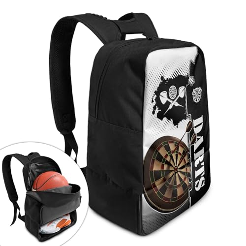 Boxing Dart Lightning Karate Baseball Sport Backpack Shoe Compartment Equipment Bags Gym Teenager Inner Pocket School Ball (Dart Design) - color: Dart Design