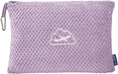BEDELITE Travel Blanket with Bag, Ultra-Soft Jacquard Fleece Blanket with Luggage Sleeve & Backpack Clip, Airplane Blanket Travel Essentials, Lavender - color: Lavender
