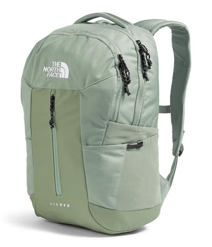 The North Face Lichen Daypack - Everyday Commuter Backpack, Laptop Sleeve, Water Bottle Pockets, Center Front Pouch, Bark Mist/Slate Moss, One Size - color: Bark Mist/Slate Moss
