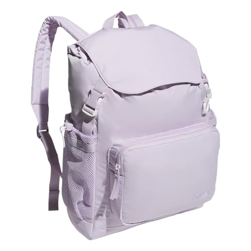 Saturday Sport Fashion Compact Small Size Backpack - color: Ice Lavender/White