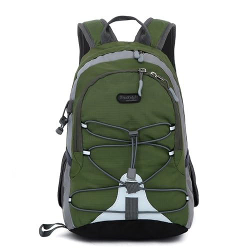 Bseash 10L Small Hiking Backpack for Kids Ages 3-6 Girls Boys Under 4 feet - color: Army Green