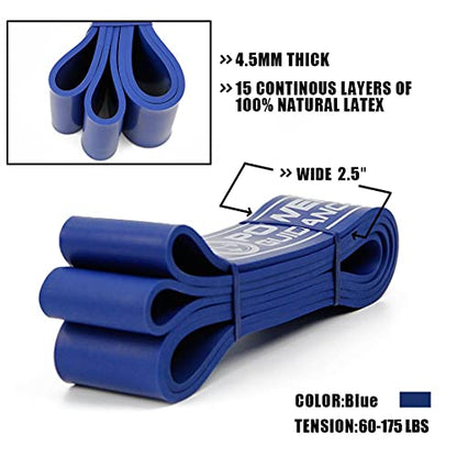 POWER GUIDANCE Pull Up Assist Bands - Heavy Duty Resistance Band, Mobility & Powerlifting Exercise Bands, Perfect for Body Stretching, Powerlifting, Resistance Training