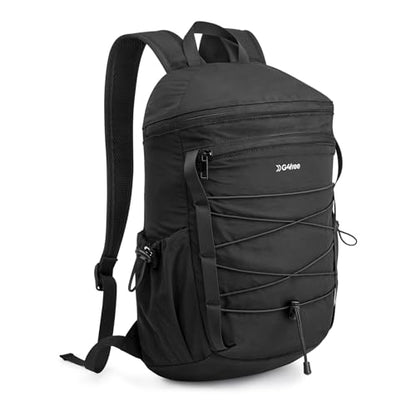G4Free Hiking Backpack for Women Men 20L Lightweight Travel Backpacks Daypack Outdoor Daily Camping, Black - color: Blcak
