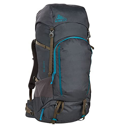 Kelty Asher Backpack, Daypack to Multi-Day Backpacking Capacity, Hiking, Lightweight Travel Pack, Internal Frame (65L Beluga) - color: Beluga/Stormy Blue, size: 65L