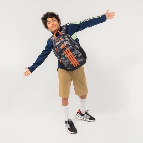 adidas Young BTS Creator 2 Backpack DISCONTINUED - color: Icon Brand Love Black/Bright Royal Blue
