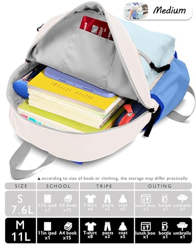 atgark Toddler Backpack for Boys 2-5: Preschool Kindergarten Backpack - 13" Daycare Backpack Fit A4 Folder - color: Blueberry, style: Ages 2-5 (13" H Fit A4 Folder)