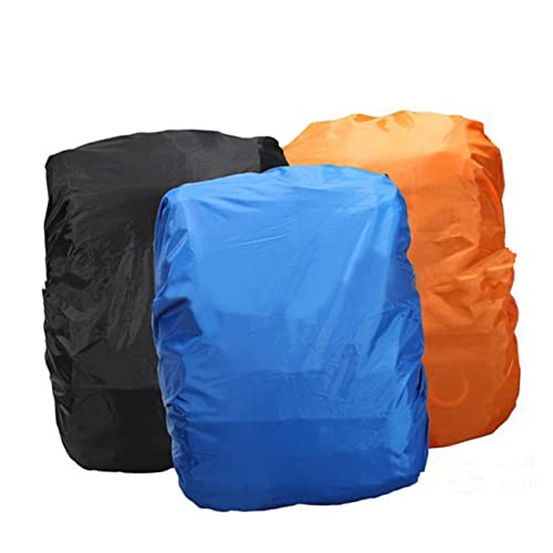 Garneck Rain Cover Back Camping Proof Bag Luggage Hiking Rain Gear Rucksack Orange - color: Black