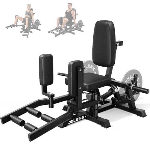 JELENS HA01 Hip Abductor Machine, Abduction Adduction Machine with Adjustable Resistance, Plate Loaded Inner and Outer Thigh Trainer for Home Gym - size: HA01 Hip Abduction Machine