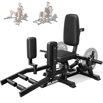JELENS HA01 Hip Abductor Machine, Abduction Adduction Machine with Adjustable Resistance, Plate Loaded Inner and Outer Thigh Trainer for Home Gym - size: HA01 Hip Abduction Machine