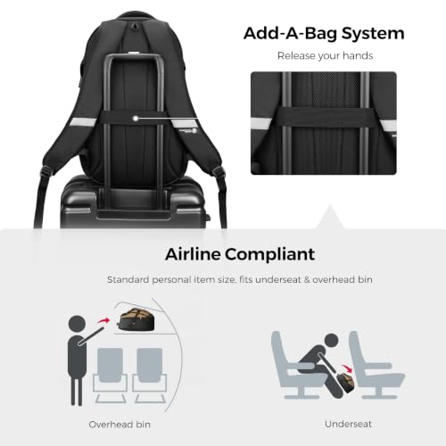 Swissdigital Design Travel Laptop Backpack for Men with USB SD803-34 - color: Tan/Black