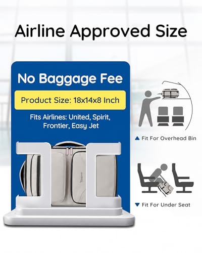 Taygeer TSA Approved Personal Item Bag 18 x 14 x 8 Inches, Travel Carry on Backpack for Women with Water Bottle Pocket and Shoe Pouch, Under Seat Bag for Airplanes Fits 15.6 Inch Laptop, Brown - color: Darkbrown