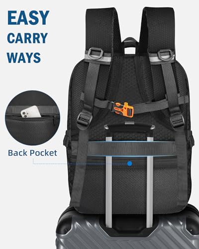 PEKREWS Atom 2 Case, Large Capacity Backpack for Potensic Atom 2/SE/3-Axis/LT, Expandable Travel Drone Bag Fits 15.6 Inch Laptop and Fly More Combo (Not Compatible with RC PTD 1 Remote Controller)