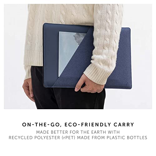 Native Union Stow Slim for MacBook Air 13” (2018 & Later), MacBook Pro 13” (2016 & Later) – Premium MacBook Sleeve with Easy-Access Magnetic Closure (Indigo) - color: Indigo, size: 14"