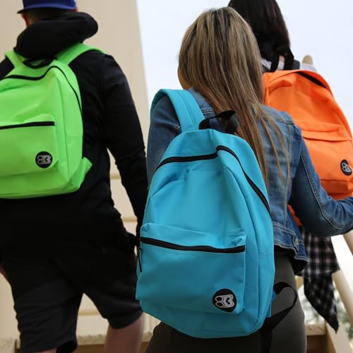 BAZIC Products 1033 Basic Backpack, Green, 16" - color: Green, size: 16"