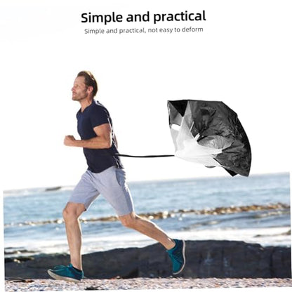 KOMBIUDA Running Resistance Parachute Trainer for Soccer and Fitness Waist Belt for Speed Training Lightweight Design for for Athletic Performance Enhancement