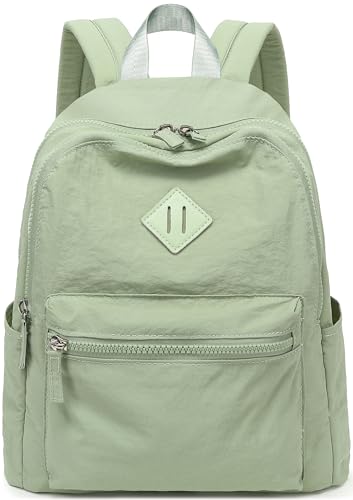 CAMTOP Small Backpack for Women Mini Backpack Purse Girls Lightweight Cute Fashion Backpack Bookbag Daypack for Travel Shopping Them Park - color: M-green