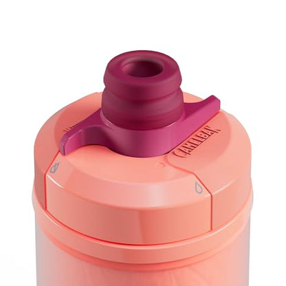 CamelBak Podium Chill Insulated Bike Squeeze Water Bottle, Cold Retention for Cycling, 24oz, Blush - color: Mercury Blush