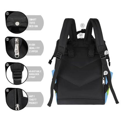 Dinosaur Diaper Backpack for Baby Boys - color: Blue
