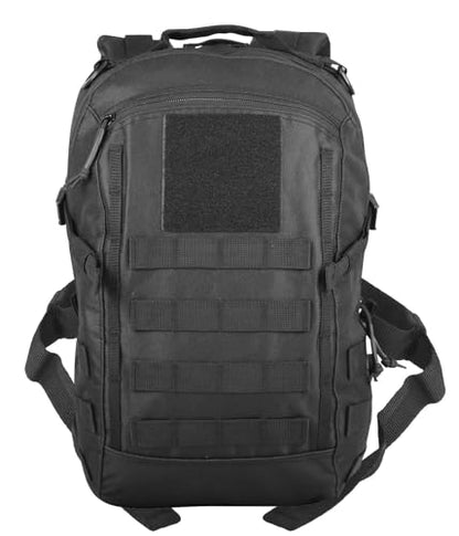Small Tactical Backpack 12L Molle Bag Rucksack Army Daypack Military Daypack for Outdoor,Hiking (Black) - color: Black