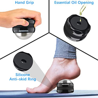Ice Roller Ball, Cryosphere Cold Massage Roller Ball, Hot/Cold Therapy, Myofascial Release, Muscle Recovery, Trigger Point & Deep Tissue Muscle Relief, for Neck, Back, Shoulders, Arms, Legs, Foot etc - style: 1 - Pack - Ice Ball