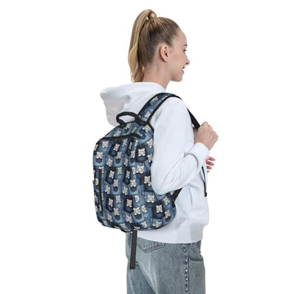 Expandable Outdoor Daypack White Tiger, Flexible Capacity Hiking Rucksack for Wilderness Travel Field Activities Men Women - color: Picture (825)