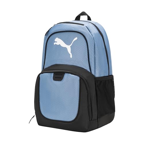 Puma Evercat Contender 3.0 Backpack Bag, Blue/Aqua, OS - color: Blue/Aqua, style: Contender Backpack With Laptop Sleeve, Item Organizer & Media Pocket