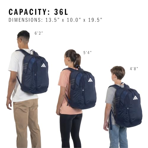 adidas Stadium Soccer Backpack 36L - color: Team Navy Blue 2/4